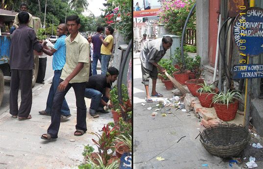 Filth on the Footpath The Ugly Indian